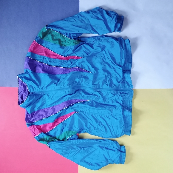 Vintage Retro Aunt Viv Windbreaker Jacket